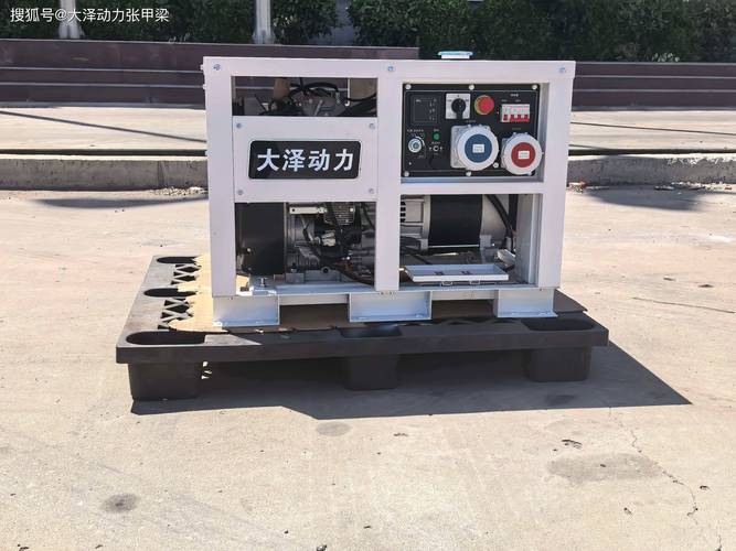 大泽动力15kW柴油发电机组户外项目现场应用分享 稳定高效的移动电源解决方案